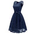 thumbnail image 3 of IROINNID Summer Dresses for Women , Lace Wedding Guest Maxi Dress for Women with Round Neck and Sleeveless Summer Dresses, 3 of 4