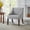 Grey, variant on Eyisean 19" Comfy Linen Modern Accent Chair, Mid-Century Arm Chair with Solid Wood Legs, Single Seat Sofa Chair with High-Resiliency Cushioning, Lounge Reading Chair for Living Room, Bedroom