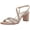 Barely Nude, variant on Women's Vanessa2 Strappy Heeled Sandals French Navy 6M