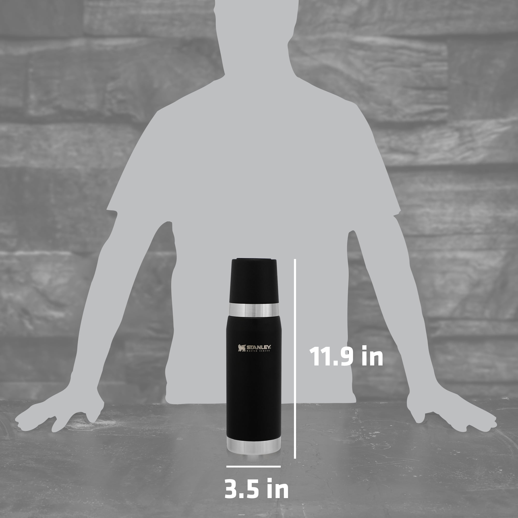 Stanley Master Vacuum Bottle (25oz) - Foundry Black, undefined