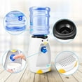 thumbnail image 3 of Dispensador de agua de pingüino, mini dispensador de agua de pingüino lindo de 25 l con cubo de agua, bebida, 8 vasos de agua para regalo en casa, oficina, dormitorio de estudiantes, 3 of 5