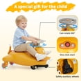 thumbnail image 3 of Cartoon Cat Electric Wiggle Ride-On Car for Kids – Bumper Toy Vehicle for Boys & Girls – Safe Indoor/Outdoor Fun – Color: Brown, US Standard, 3 of 8