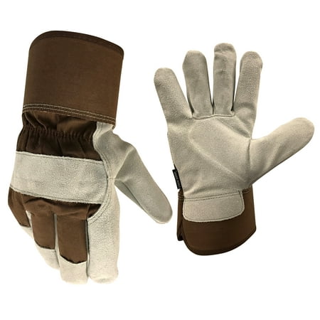 

True Grip Insulated Suede Leather Palm Cold Weather Gloves Size: Large