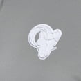 thumbnail image 4 of Women's Antigua  Gray Los Angeles Rams Reprocess Quarter-Zip Top, 4 of 4