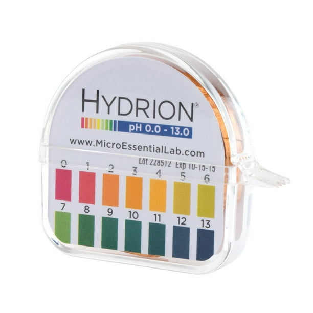 Papel pH MicroEssential Hydrion Insta-Chek de gama completa 0-13