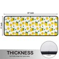 thumbnail image 5 of Kitchen Rugs Sets Of 2,Yellow Lemon Fruit Slices White Pattern Anti Fatigue Kitchen Mat Rugs Non Slip Washable,Decorative Kitchen Floor Mats for Kitchen,Sink,Laundry,17"x47"+17"x47", 5 of 5