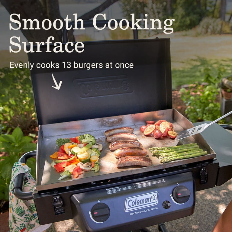 Coleman Roadtrip 24 Inch Black Griddle XLT with Lid for Outdoor