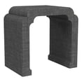 thumbnail image 1 of Butler Specialty Company Chatham Waterfall Raffia Side Table - Charcoal, 1 of 7