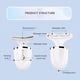 thumbnail image 1 of Dispositivo de belleza para rejuvenecimiento de la piel con masajeador para rostro y cuello. Lifting de cuello basado en tecnología LED, térmica y vibratoria que levanta y reafirma la piel flácida. Ma, 1 of 5