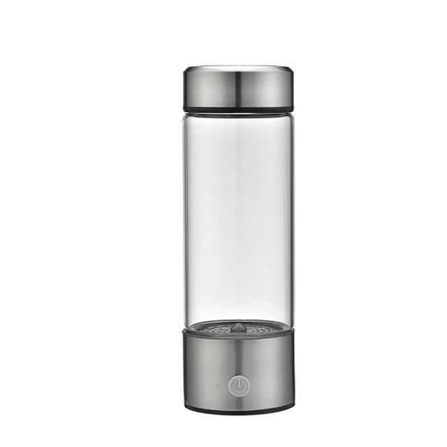 Zenithome Portable Hydrogen Water Bottle Generator with SPE PEM Technology, Rechargeable Hydrogen-Rich Water Maker for Health & Wellness, High Borosilicate Glass, 800ppb Hydrogen Concentration