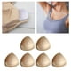 thumbnail image 3 of 3 pares de insertos de sujetador triangulares, almohadillas, copas de sujetador, insertos extraíbles, transpirables, push up Color de piel, 3 of 7