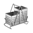 thumbnail image 1 of Cutlery Holder Chopstick Draining Basket Stainless Steel Kitchen Utensil Rack, 1 of 12