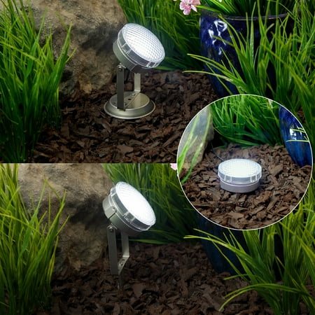 Alpine Corporation Single Pond Lamp with 72 LED Lights, Transformer, and Inline Controller