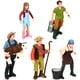 thumbnail image 1 of 5pcs People Figurines Figurines Figuras de escala miniatura Figuras de escala duradera, 1 of 6