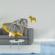 thumbnail image 2 of Manta a rayas con motivo de caballo Dala sueco, suave y cálida manta de estilo rústico para dormitorio, sofá, cama, silla, escultura animal única, dec, 2 of 8