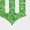 WHITE, variant on Wicked - Green Glitter Logo - Men's Short Sleeve Graphic T-Shirt