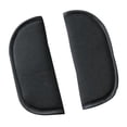 thumbnail image 4 of Protector de correa de asiento de coche Almohadilla reutilizable para cinturón de seguridad de bebé Correa de asiento de coche para cochecito hombro negro, 4 of 9