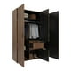 thumbnail image 5 of Ropero Closet Mary 160cm Color Gales Wengue cafe, 5 of 10