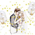 thumbnail image 4 of Gold Confetti Balloons 20 Pieces, 12 Inches Party Balloons With Golden Paper Confetti Dots For Party Decorations Wedding Decorations And Proposal (Gold), 4 of 5
