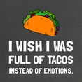 thumbnail image 2 of CafePress - Tacos Emotions Maternity T Shirt - Maternity Dark T-Shirt, 2 of 3