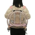 thumbnail image 3 of Breathable Cat Carrier with 4 Rolling Wheels, Cat Carrier Pink 40*27*45cm, 3 of 15