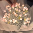 thumbnail image 6 of Tulip Glowing Bouquet With Light Strip DIY Handcraft Tulips Artificial Flowers For Girlfriend Mom, 6 of 16