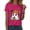 Hot Pink, variant on TTUHYWXI Womens Halloween Shirts Spooky Season Short Sleeve T Shirt Halloween Pumpkin Ghost Fall Tee Top Women's Halloween Shirt(Hot Pink,XL)
