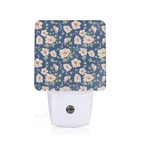 

Naloa Flower Night Lights Plug into Wall Dusk to Dawn Sensor Warm White Led Night Light 0.5W Nightlight suit for Adults Bedroom Bathroom Hallway Kitchen