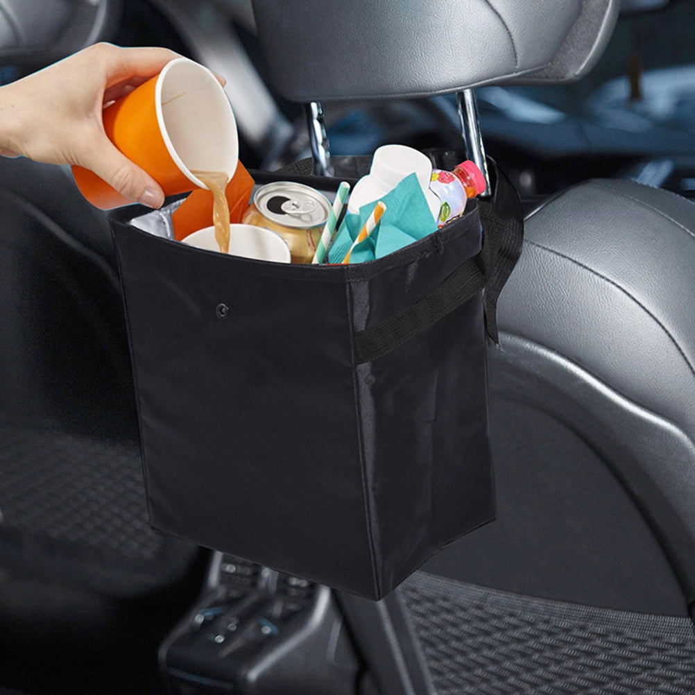 Foldable Car Trash Bag Litter LeakProof Wastebasket Holder Container Storage Box 