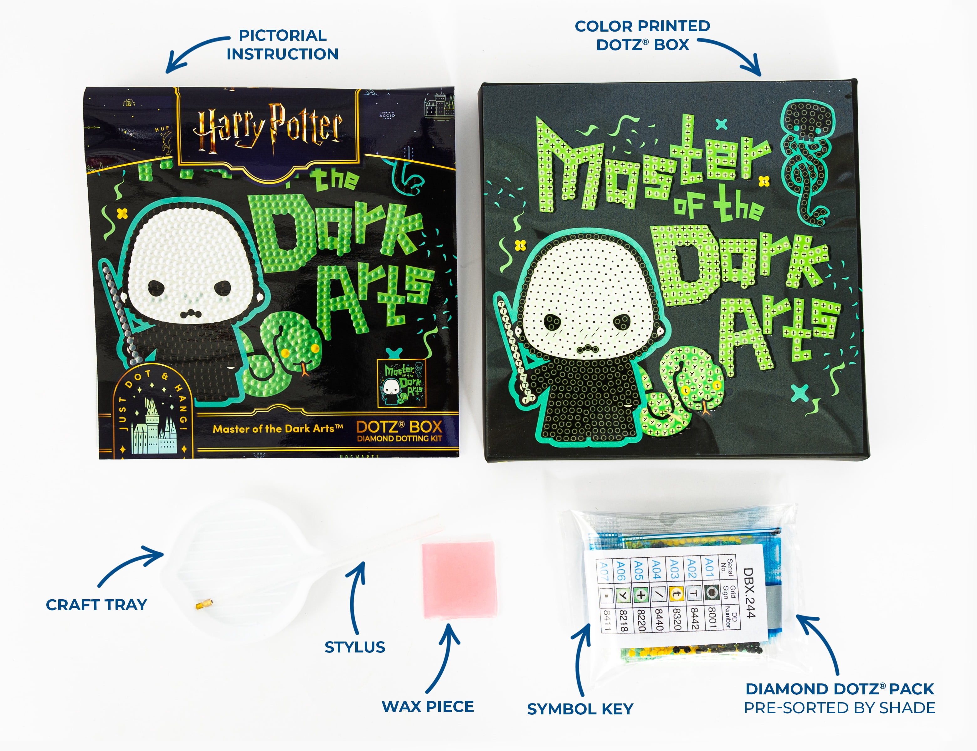 DIAMOND DOTZ® Harry Potter Master of the Dark Arts Special Edition DOTZ® Box Diamond Painting Kit