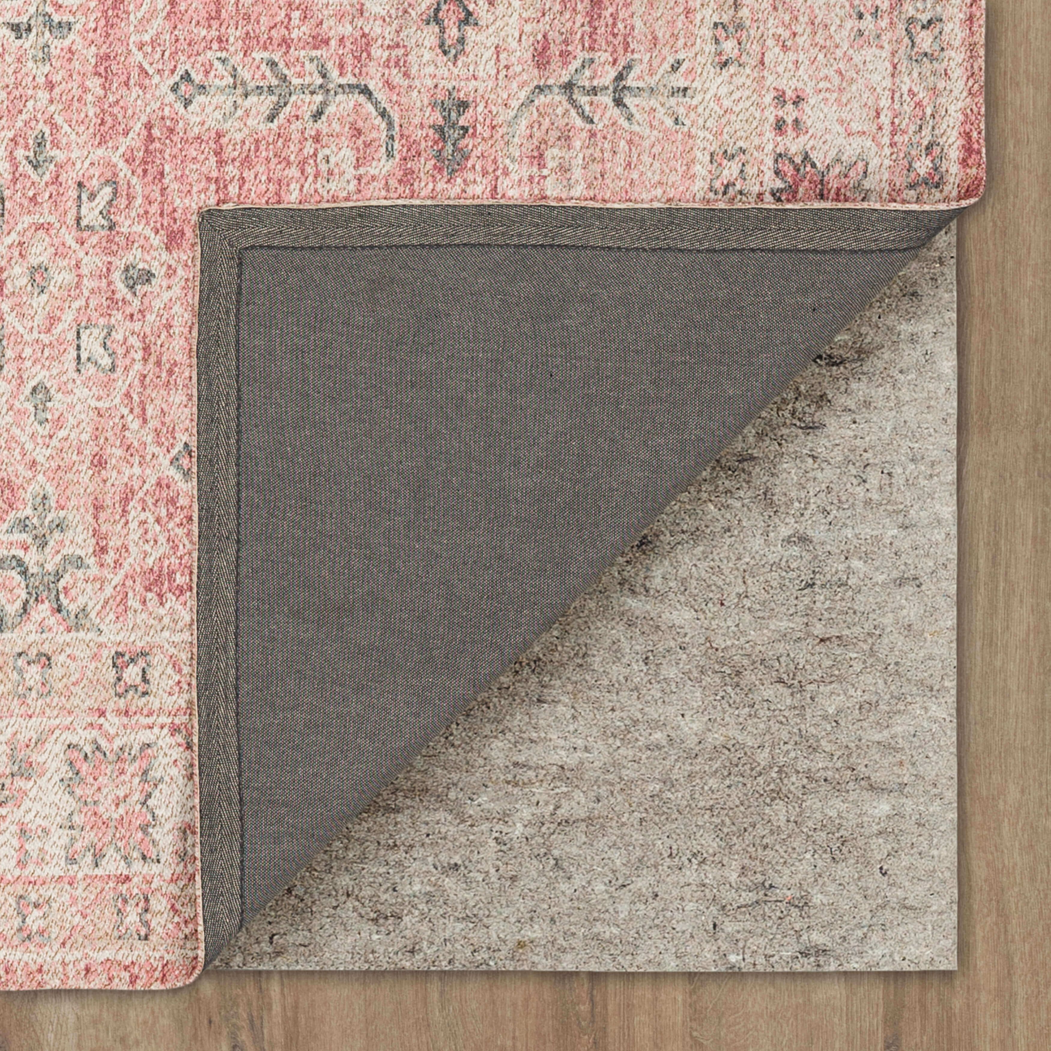 Mainstays Southwest Acacia Low Pile Stain/Fade Resistant Polyester Indoor Pink Accent Rug, 2'6" x 3'9"