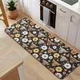 thumbnail image 5 of Black Highland Cow Flower Pattern Kitchen Rug Mat,Kitchen Runner Rugs Non Skid Washable,Decorative Kitchen Floor Mats for Kitchen,Sink,Laundry,17"x47.2", 5 of 7