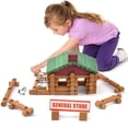thumbnail image 2 of Juego de troncos de madera Wondertoys, 269 piezas, para mayores de 3 años, con instrucciones, 2 of 9