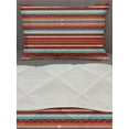 thumbnail image 3 of Bohemian Stripe Comforter & Sham Bedding Set, Tribal Traditional Ornamental Folk Clothes Looking Design Eastern Print, 3 pcs Duvet Set Microfiber Filling Quilt, 5 Sizes, Multicolor, by Ambesonne, 3 of 4