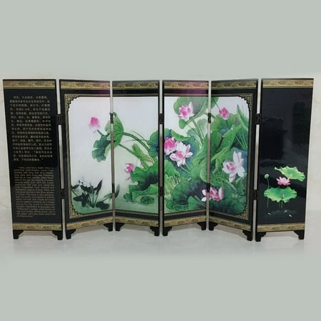 folding divider screen chinese mini wooden panel retro walmart dividers