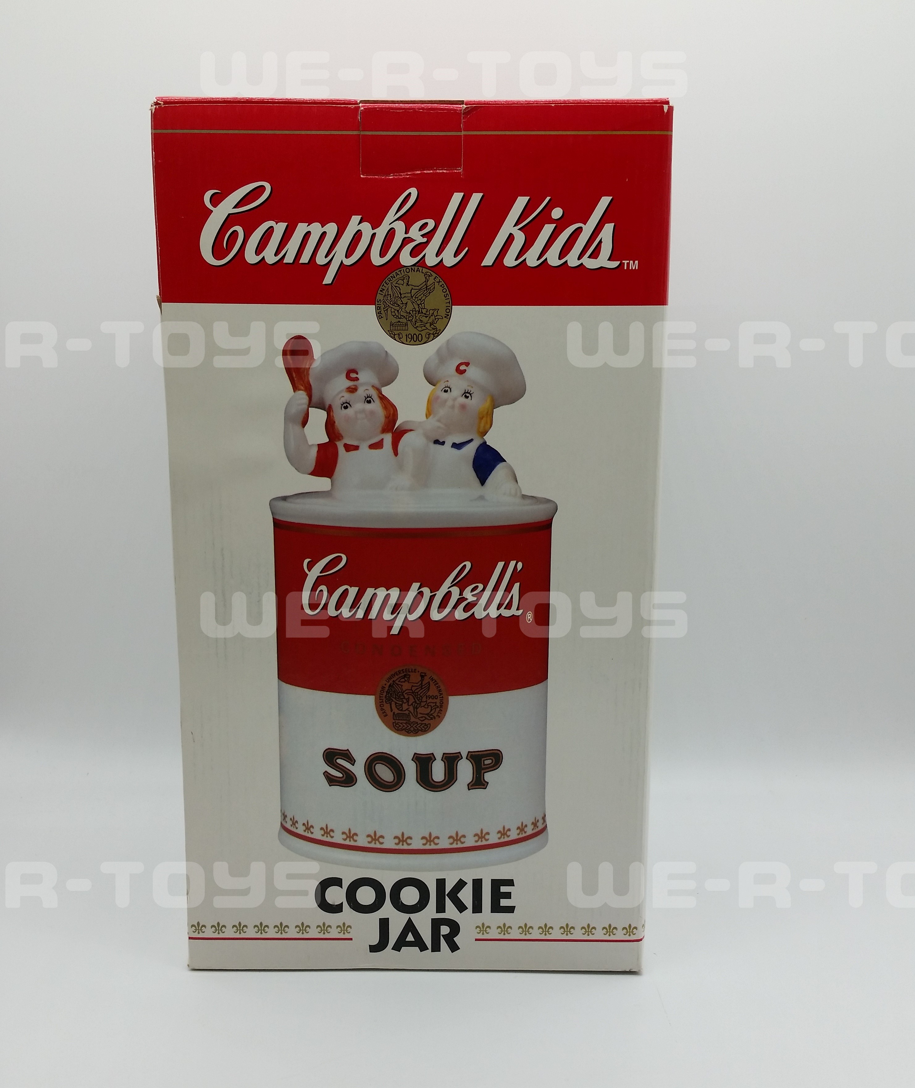 Campbell Soup Kids 12"Storage Cookie Jar Campbells Girl Baum Bros