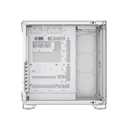 CORSAIR - 6500X ATX Mid-Tower Dual Chamber Case - White
