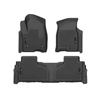 Husky Liners 99241 Weatherbeater Floor Mats Fit 2021-2025 Cadillac Escalade ESV/Standard, Chevy Suburban/Tahoe, GMC Yukon/Yukon XL (Bench/Bucket Seats) - Front/2nd Seat - Black