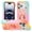 Colorful rose gold, variant on Kryonix for iPhone 17 Pro Max Case with Ring Holder,Durable Military-Grade Rugged Shock-Absorbing Silicone Rubber Protective Case with 360° Rotating Kickstand for Women and Girls