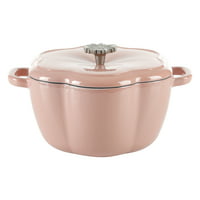 The Pioneer Woman Timeless Beauty Enamel on Cast Iron 3-Quart Dutch Oven (Pink)