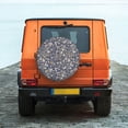 thumbnail image 6 of Vsdgher Daisies Flowers for Spare Tire Cover, Tire Wheel Protector Wheel Cover Fit for Truck,Trailer,RV,SUV,Camper and Most Vehicle-14 inch, 6 of 6
