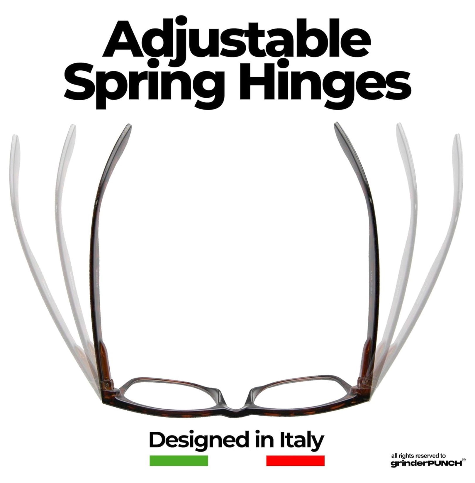 2 Pack High Magnification Reading Glasses Strong Power Readers -1.00-6.00 2 Pack Black 3.25 x