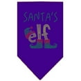 thumbnail image 4 of Christmas Pet and Dog Bandana Rhinestone, "Santa's Elf", 4 of 9