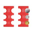 thumbnail image 1 of 2Pcs Japanese Coin Holder, Portable JPY Coin Organiser Dispenser Coin Hard Case Storage 6 Slots, Great for Home, Office, Collection, Red, 1 of 6
