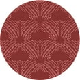 thumbnail image 1 of Ahgly Company Tapis d'Intérieur Lavable en Machine Carré Transitionnel Rouge Pamplemousse, 3 Pieds Carré, 1 of 7