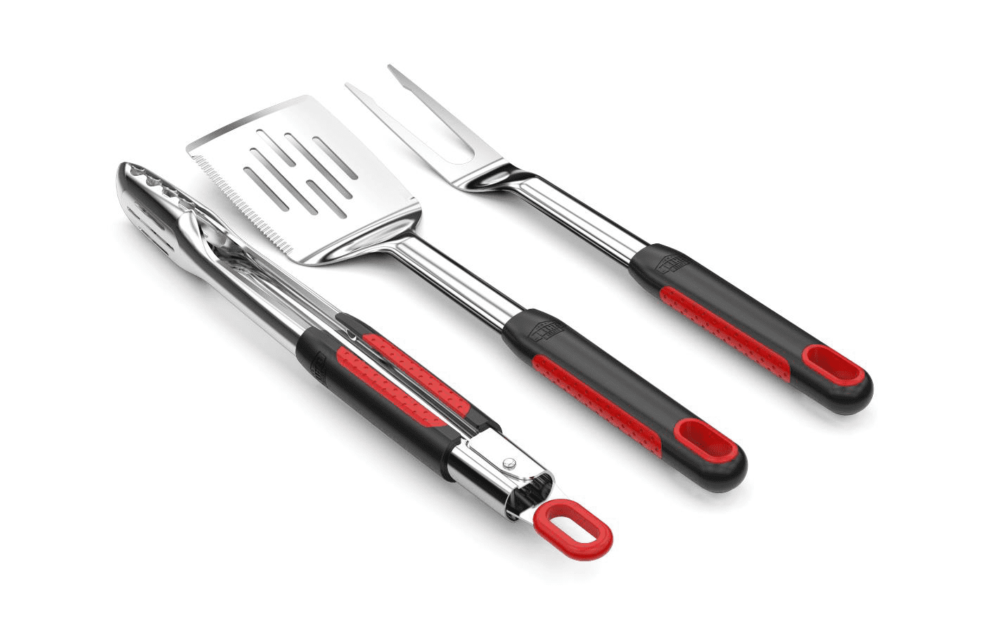 Expert Grill Soft Grip 3 Piece Barbecue Grill Tool Set