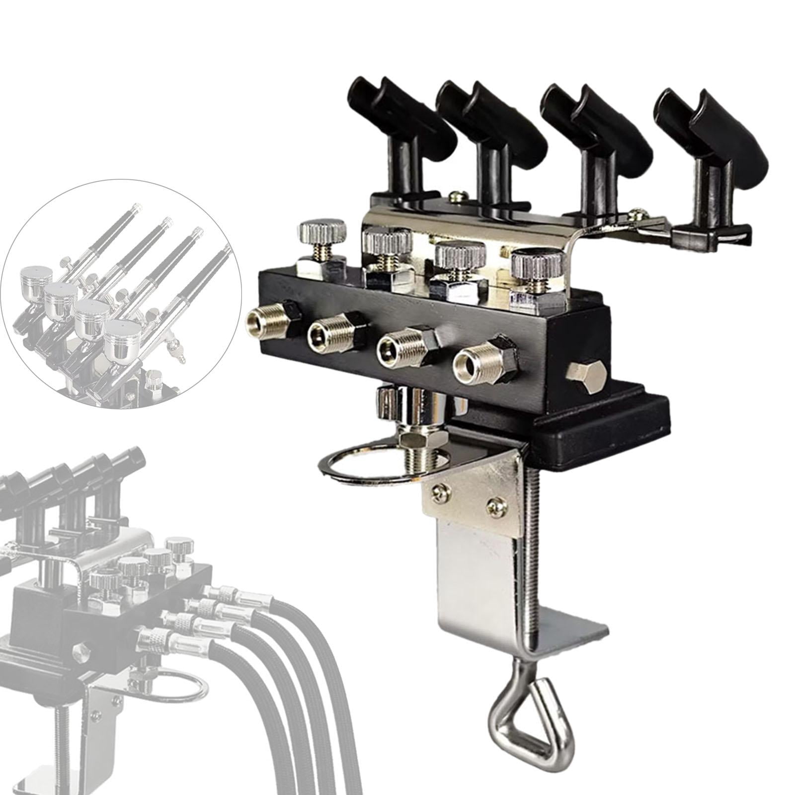 balikha Hold 4 Airbrushes Sturdy Multiple Fixing Rack Desktop Airbrushes Accessories