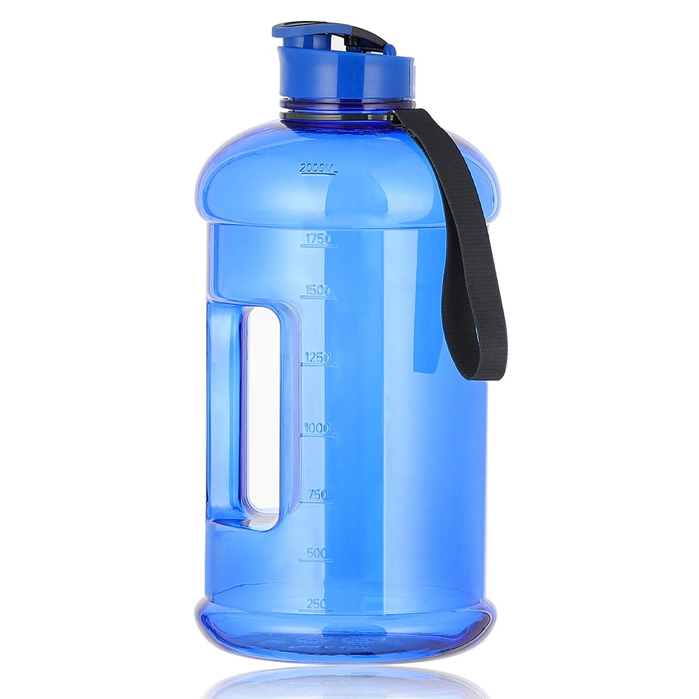 Big Water Bottle for Gym Fitness Workout Reusable Sport Half Gallon