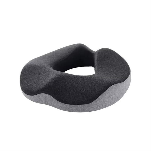 Cojín de asiento de espuma viscoelástica para aliviar el dolor del nervio ciático, adecuado para sedentarios, mesa antideslizante y cojín para silla y coche