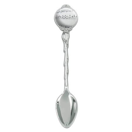 Sheet Music Musical Notes Score Musician Novelty Collectible Demitasse Tea Coffee Spoon